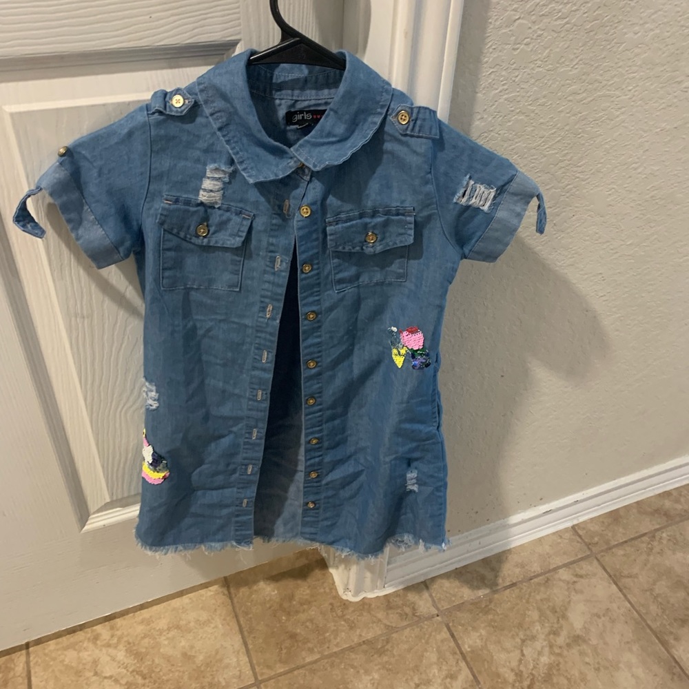 Rainbow Buttoned